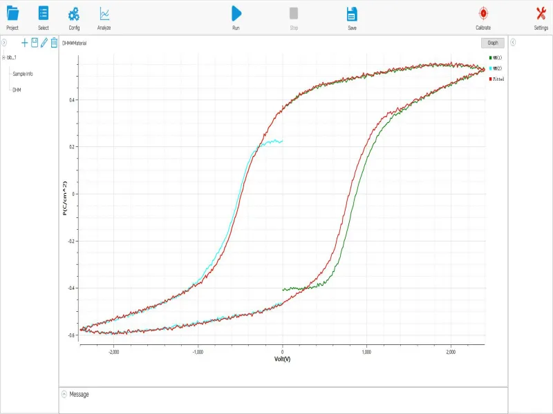 MatMeas Ferroelectric Hysteresis Loop Measurement1
